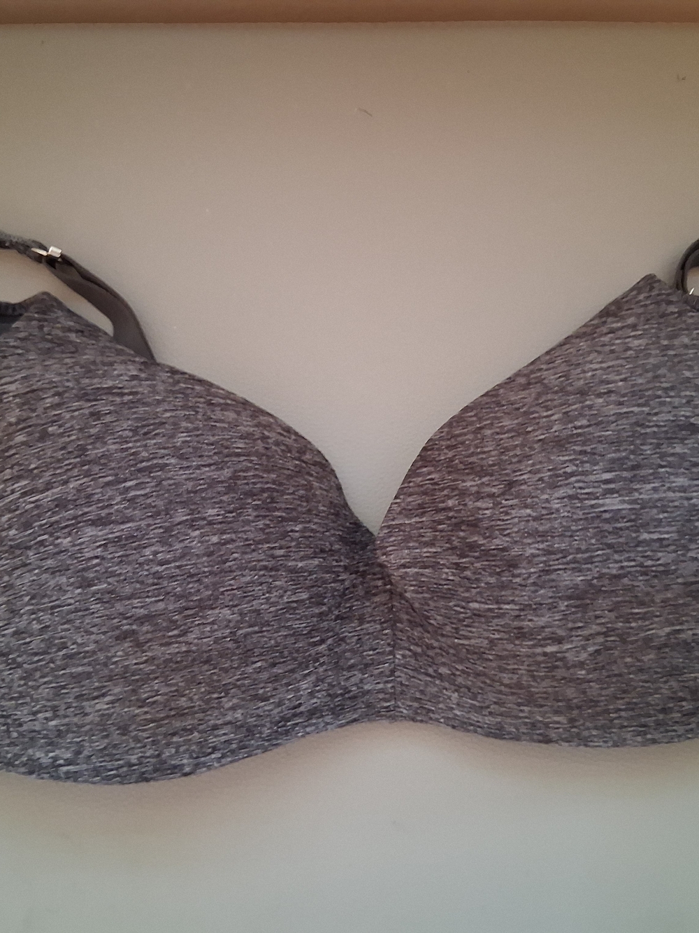 Hanes Heather Gray Seamless T-Shirt Bra